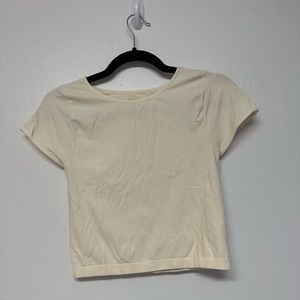 Free people beige tee